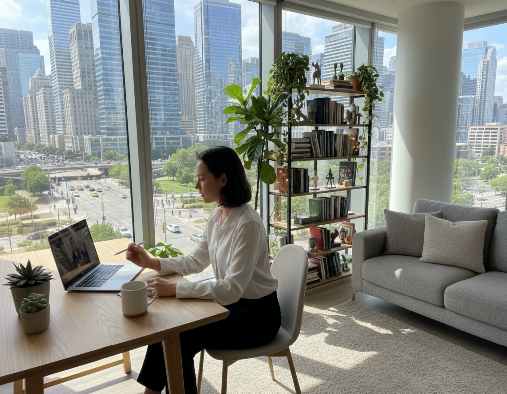 El trabajo remoto redefine la vida urbana moderna