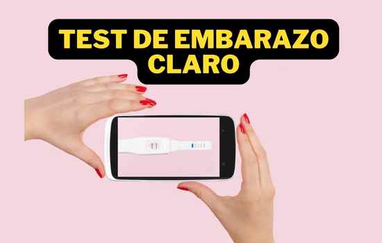 Test de embarazo claro