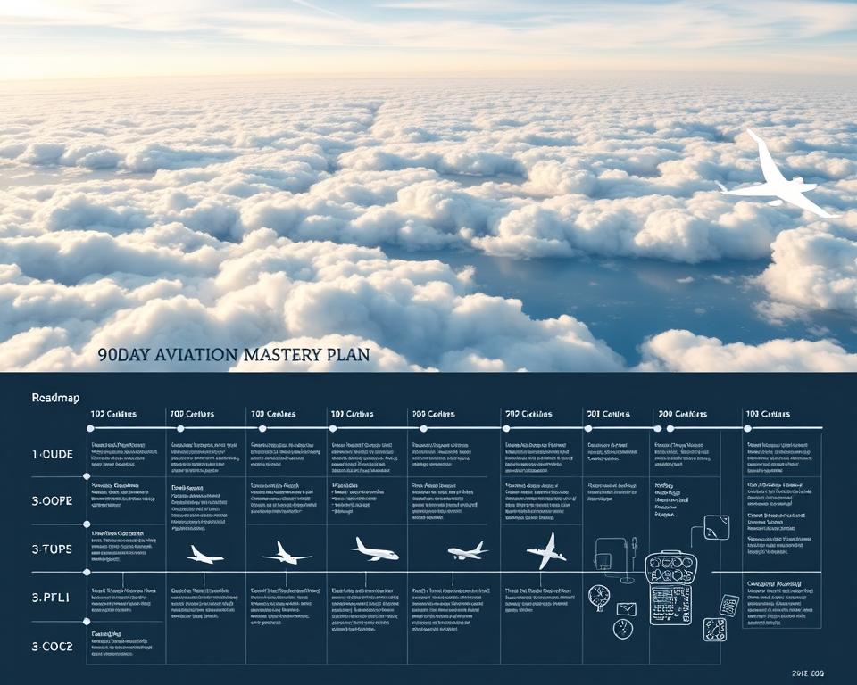 Roadmap de 90 días para dominar la aviación