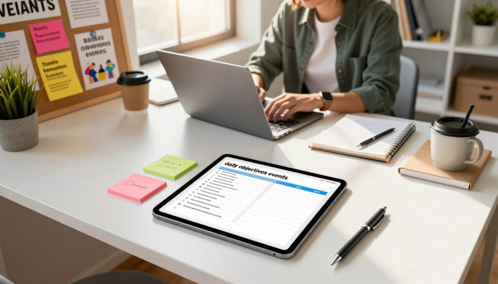 daily objectives events daily objectives events